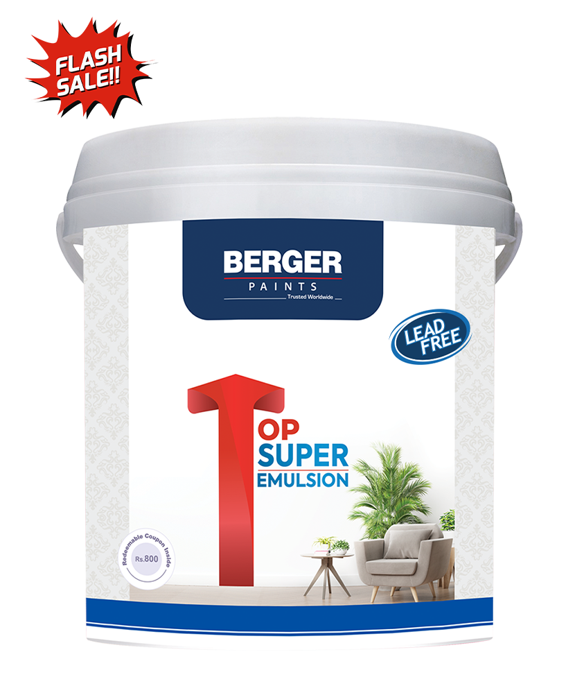 Top Super Emulsion – Cheap Distemper Paint in Pakistan – Berger Shop
